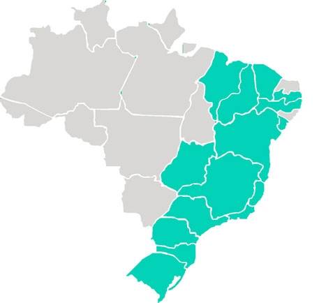 Mapa-do-brasil-vetor na Consolação - Serviços de Aromatização de Ambientes